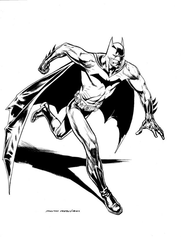 Kevin Nowlan Batman, In Marshall G.'s Kevin Nowlan Comic Art Gallery Room